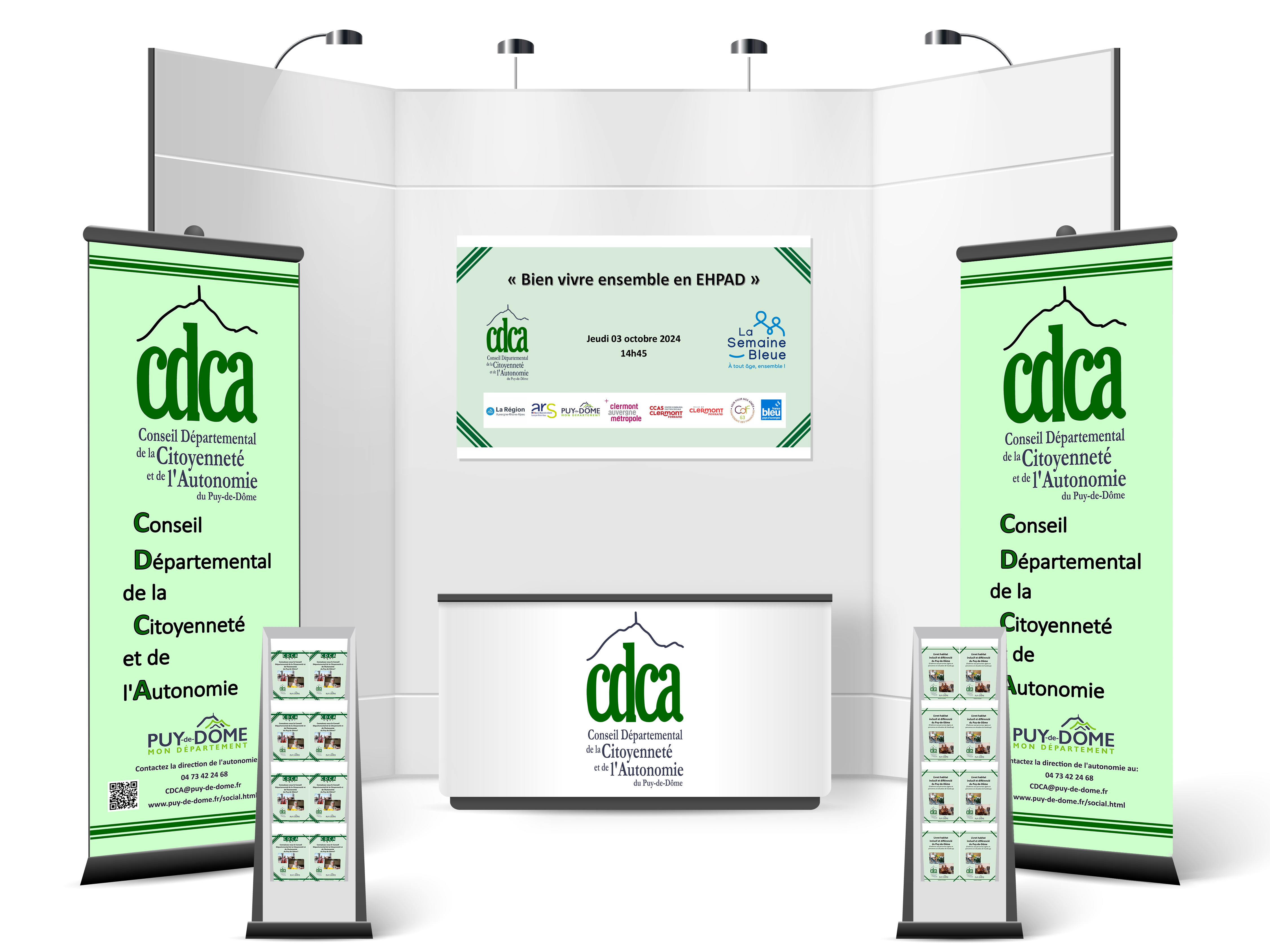 Stand du CDCA (Conseil Départemental de la Citoyenneté et de l'Autonomie)